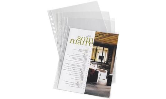 HAMELIN ELBA Prospekthülle, super stark, DIN A4, 0,14 mm, glasklar aus PP, oben