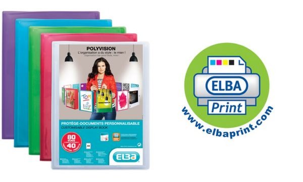 HAMELIN ELBA Präsentations-Sichtbuch POLYVISION, 40 Hüllen, farblos DIN A4, aus