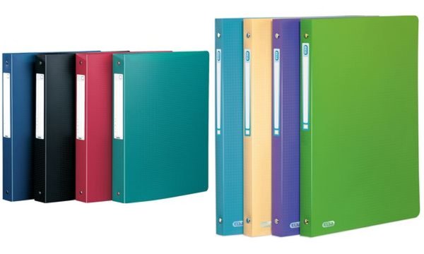 HAMELIN ELBA Ringbuch Memphis, 40 mm, 4 Ring-Reißmechanik, schwarz für DIN A4, 