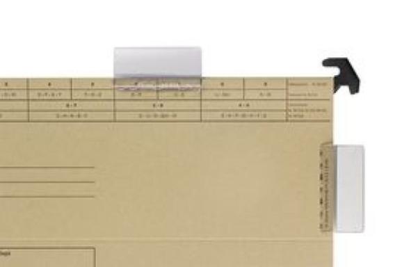 HAMELIN ELBA Vollsichtreiter für Einstellmappen, transparent - für den Markt: D