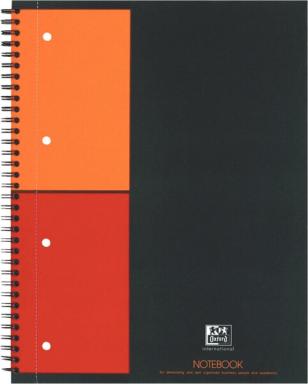 HAMELIN Oxford Collegeblock 100103664 Grau, Orange, Rot DIN A4+ kariert Anzahl 