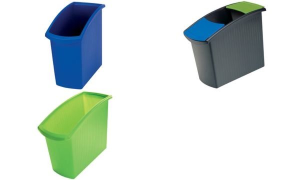 HAN Abfall-Einsatz für Papierkorb M ONDO, schwarz/grün (81420360)
