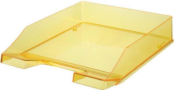 HAN Briefablage KLASSIK TRANSPARENT, DIN A4,gelb-transparent