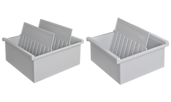 HAN Karteitrog für 800 Karten, A5 q uer, lichtgrau (81420495)