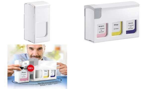 HAN Medikamentendosierer medi Time r, Basis-Modul, weiß (81420574)