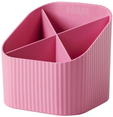 HAN Mulitköcher Re-X-LOOP, Öko-Kunststoff, 4 Fächer, rosa