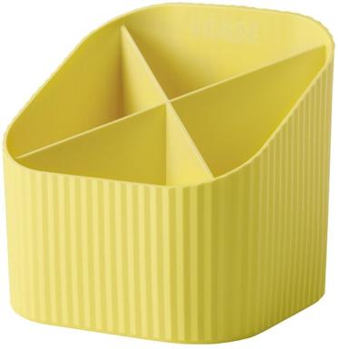 HAN Multiköcher Re-X-LOOP, Öko-Kunststoff, 4 Fächer, gelb