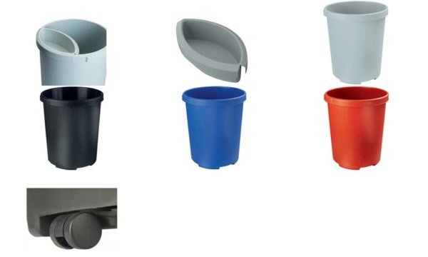 HAN Papierkorb KLASSIK XXL, PP, 50 Liter, blau (81420028)