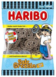 Haribo Brezeln Salzigwürzig 175g kandierte Lakritz-Köstlichkeit