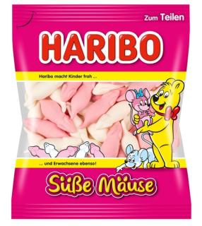 Haribo Süße Mäuse 175g weiche Schaumzucker-Mäuse