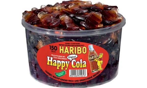 Image HARIBO_Fruchtgummi_HAPPY_COLA_150e_r_Runddose_img2_4380148.jpg Image