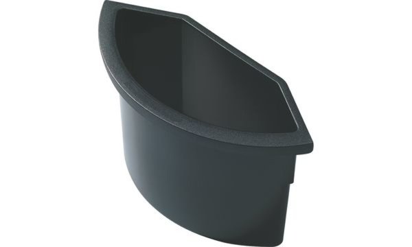 HELIT Abfall-Einsatz für Papierkorb H69059, schwarz ohne Deckel, für Papierkörb
