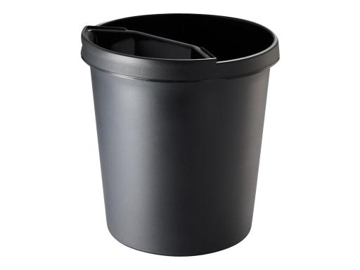 Image HELIT_Papierkorb_18_Liter_PE_rund_schwarz_img1_3802457.jpg Image