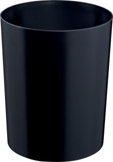 Sicherheitspapierkorb+ Alu, schwarz Aluminium-Einsatz, 13 L