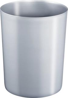 Sicherheitspapierkorb+ Alu, silber Aluminium-Einsatz, 13 L