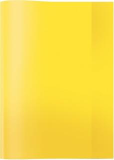 Heftschoner Folie transp. A5 gelb hoch
