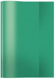 Heftschoner Folie transp. A5 dunkelgrün hoch