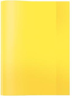 Heftschoner Folie transp. A4 gelb hoch