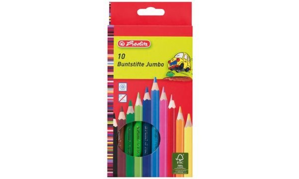Image HERLITZ_Jumbo_Buntstifte_lackiert_10er_FSC_img4_3844434.jpg Image
