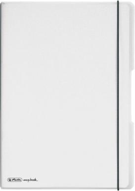 HERLITZ Notizheft my.book flex, A4, PP-Cover, transparent abgerundete Ecken, Ve