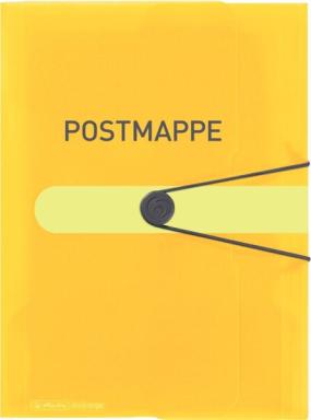 HERLITZ Postmappe easy orga to go, PP-Folie, DIN A4, gelb - für den Markt: D / 