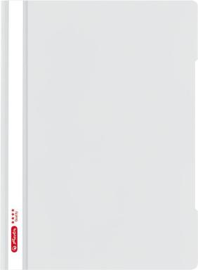 HERLITZ Schnellhefter  A4 PP     Quality grau 1er