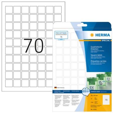 Image HERMA_Ablsbare_Etiketten_A4_24x24_mm_wei_img1_3799934.jpg Image