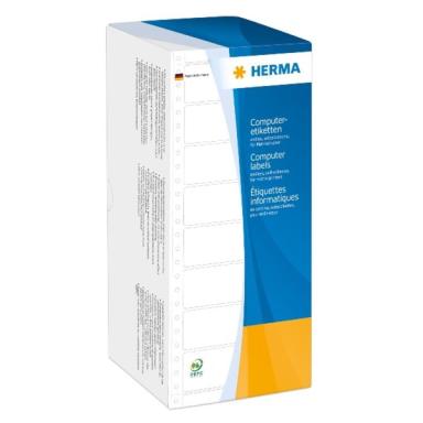 HERMA Computeretiketten weiß 101,6x48,4  mm Papier  6000 St.