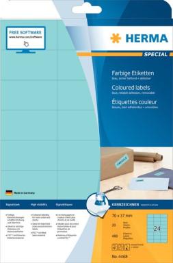 Image HERMA_Etiketten_A4_blau_70x37_mm_Papier_matt_img1_3799000.jpg Image