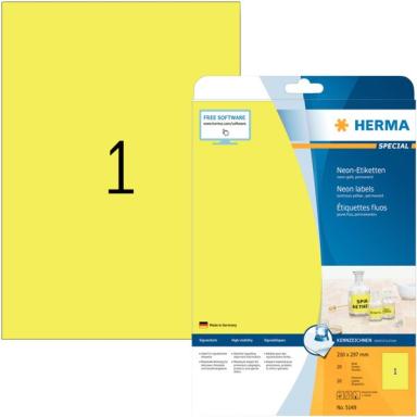 Image HERMA_Etiketten_A4_neon-gelb_210x297_mm_Papier_img3_3798951.jpg Image