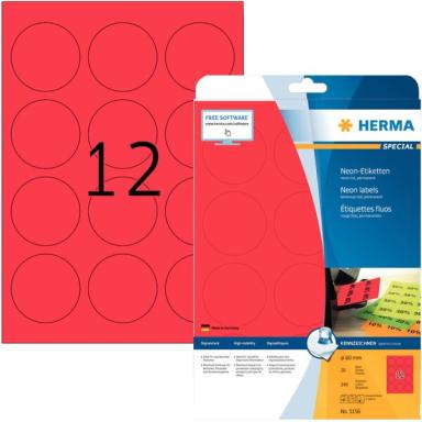 Image HERMA_Etiketten_A4_neon-rot_60_mm_rund_Papier_img3_3798948.jpg Image