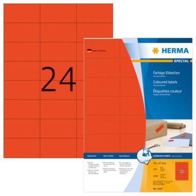 Image HERMA_Etiketten_A4_rot_70x37_mm_Papier_matt_img2_3799348.jpg Image