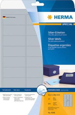 Image HERMA_Etiketten_A4_silber_635x296_mm_Folie_img1_3799039.jpg Image