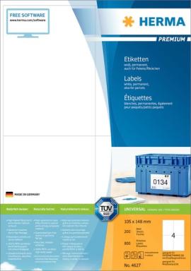 Image HERMA_Etiketten_Premium_A4_wei_105x148_mm_img1_3690770.jpg Image