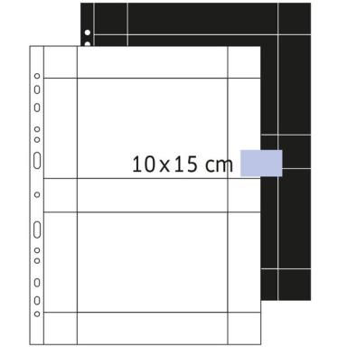 HERMA Fotosichthüllen 100 x 150 mm quer weiß 250 Hüllen