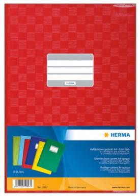 HERMA Heftschoner Sortiment A4 gedeckt (6 Farben)      10St.