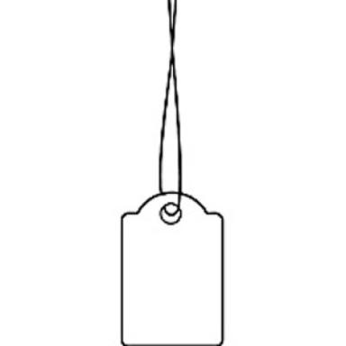 HERMA Hängeetiketten 15x24 mm mit Faden weiß 1000 St.