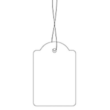 HERMA Hängeetiketten 18x28 mm mit Faden weiß 1000 St.