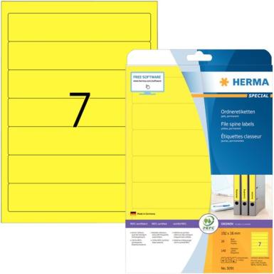 Image HERMA_Ordneretiketten_A4_gelb_192x38_mm_Papier_img5_3799696.jpg Image