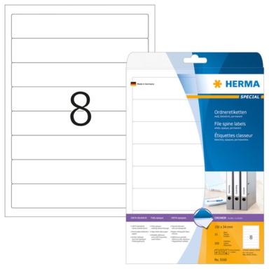 HERMA Ordneretiketten A4 weiß 192x34 mm Papier opak 200 St.