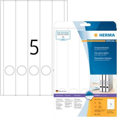 Image HERMA_Ordneretiketten_A4_wei_38x297_mm_Papier_img3_3799712.jpg Image