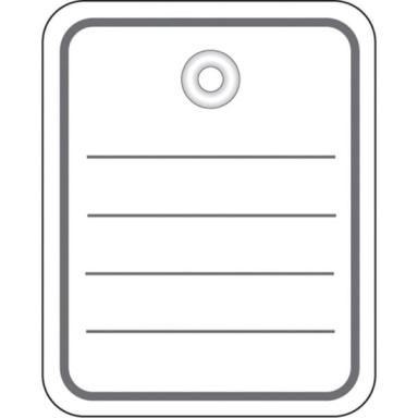 HERMA Stückwarenanhänger 40x50 mm mit Kunststofföse 1000 St.