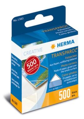 HERMA Transparol Fotoecken 500 St.