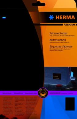HERMA Universal-Etiketten PREMIUM, 99,1 x 139 mm, weiß mit Rand, selbstklebend,