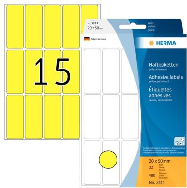 Image HERMA_Vielzwecketiketten_gelb_20x50_mm_Papier_img5_3799554.jpg Image