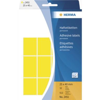 Image HERMA_Vielzwecketiketten_gelb_25x40_mm_Papier_img2_3799511.jpg Image