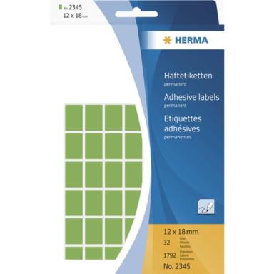 HERMA Vielzwecketiketten grün 12x18 mm Papier matt 1792 St.