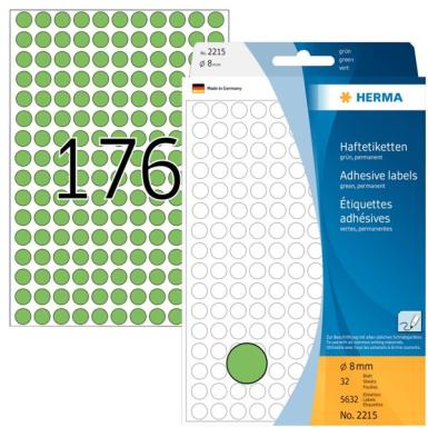 Image HERMA_Vielzwecketiketten_grn_8_mm_rund_Papier_img6_3799510.jpg Image