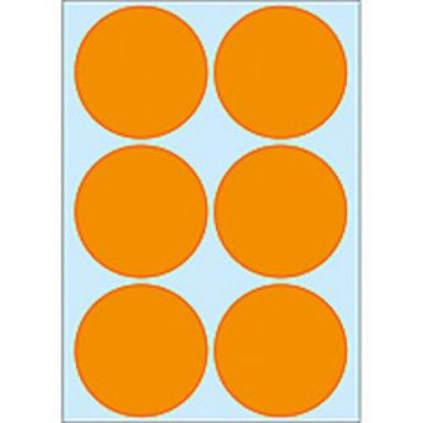 HERMA Vielzwecketiketten leuchtorange 50 mm Papier 144 St.
