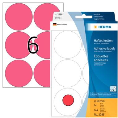 Image HERMA_Vielzwecketiketten_leuchtrot_50_mm_Papier_img2_3799536.jpg Image